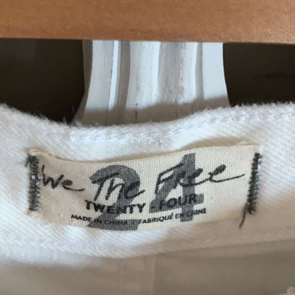 Free People Sophia White Denim Short - Picture 9 of 12